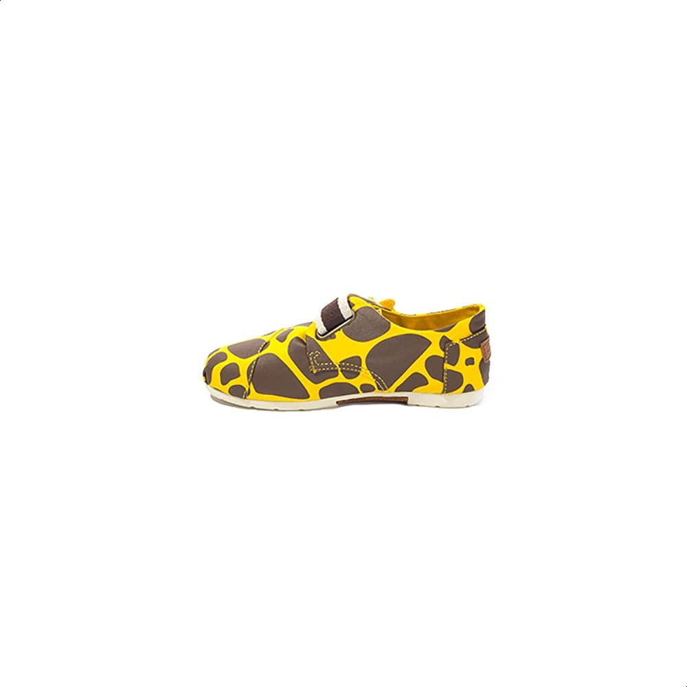 Joy & Mario Giraffe Printed Velcro Shoes for Kids - Safqqa Egypt