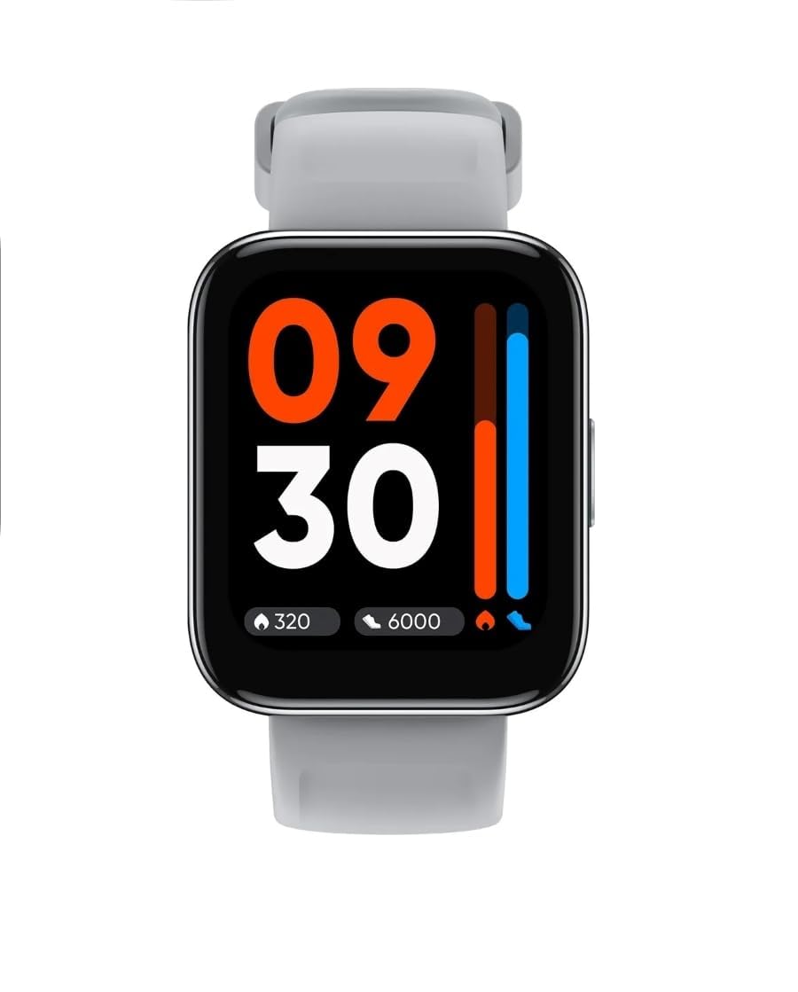 **Realme Watch 3 Pro - Smartwatch for Android and iOS Phones - IP68 Fitness Tracker with Heart Rate Monitor, Blood Oxygen, Pedometer, Sleep Monitor, 110 Sports Modes**