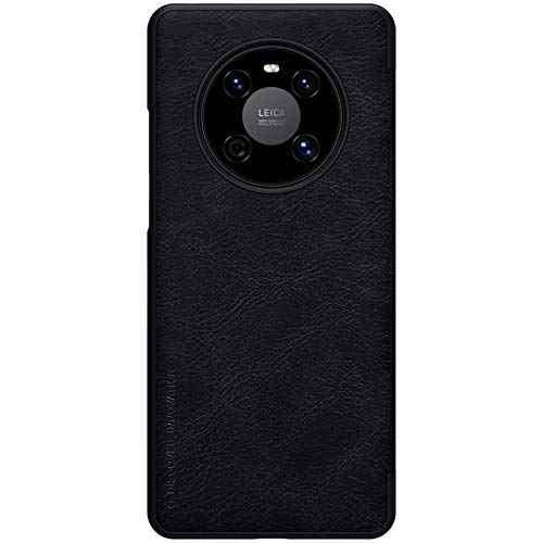 Nillkin Qin Leather Series Cover Case Designed For Huawei Mate 40/Mate 40 E - Black