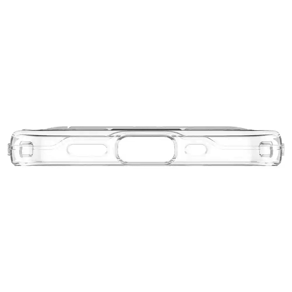 غطاء سبايجن لجهاز الآيفون 12 ميني حماية أنيقة دون التأثير على التصميم الأصلي للهاتف. مصنوع من مادة شفافة ومتينة تحمي الجهاز من الخدوش والصدمات والاستخدام اليومي