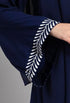 Elegant Women Abaya Set with Hijab Navy Modest Wear