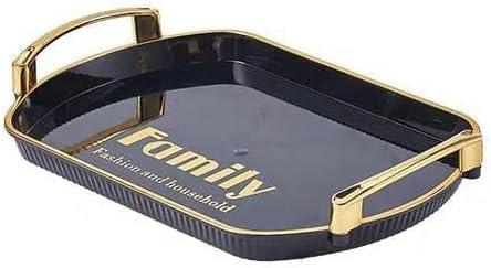 Generic Melamine Tray Set 3 Pieces Multi Size Serving Trays Multi Color