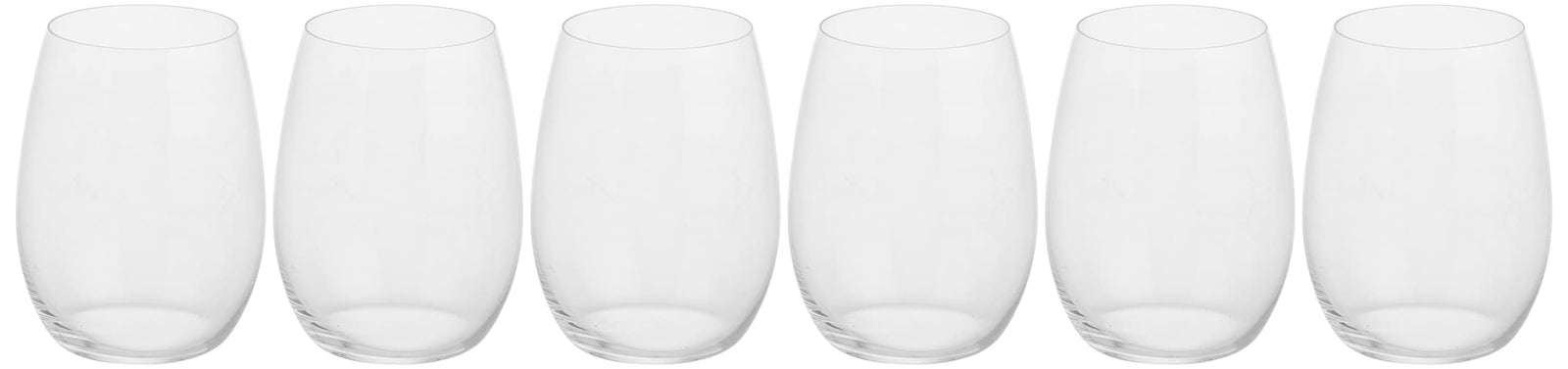 BigNood Glass Cups Set for Daily Use and Serving - Set of 4