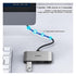 WiWU Alpha C2H 3 In 1 For MacBook & Other Type-C - Grey