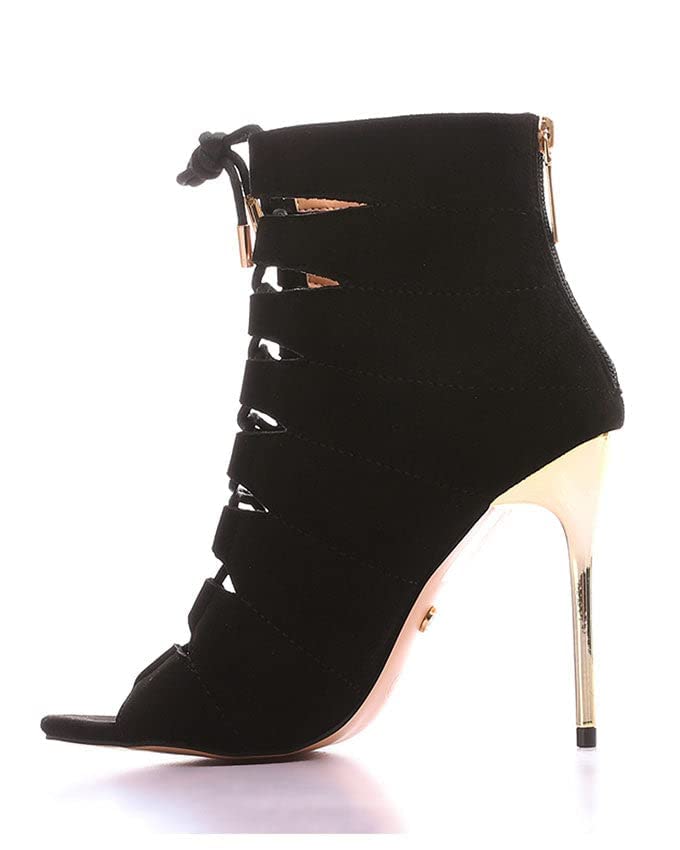 Dejavu Black Ankle Boot Size