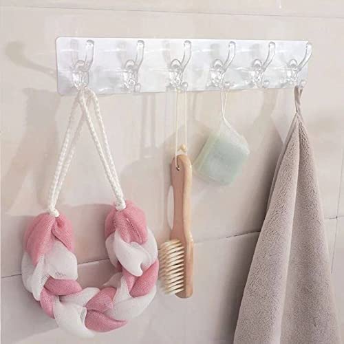 elyassin Silicone hanging flexible silicone hanger 6 hooks 15.7x3.25 inch
