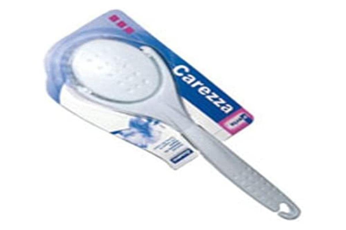 Bama Bath Brush - White, Ergonomic Handle (Made in Italy)