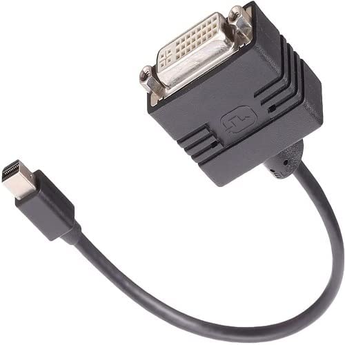 محول Keendex kx2232 ميني DisplayPort ذكر إلى DVI 24+1 أنثى، 20 سم - أسود