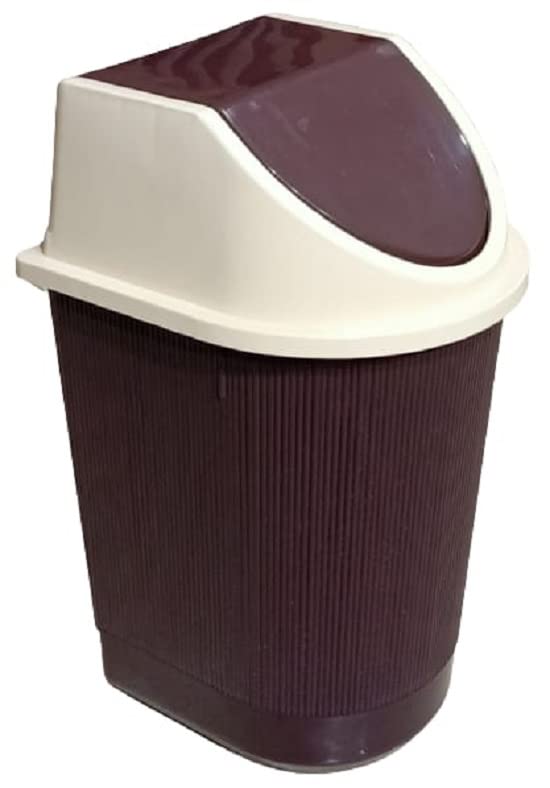 Elyassin Swing Lid Trash Bin – 13 Liters – Assorted Colors