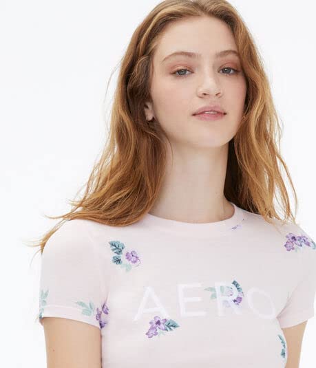Aeropostale T-Shirt For Women,Classic round neckline and short sleeves.