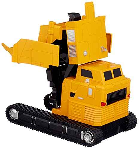 MZ Transforming Loader into Robot with Remote Control for Boys, Yellow-small - Safqqa Egypt