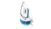 Braun IS2143BL Steam Generator, FreeGlide 3D Steam Iron with Sole, 5.5 bar Pressure, Large 1.5 L Water Tank, Eco Function, White/Blue - Safqqa