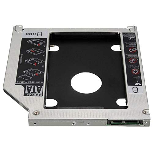 علبة تثبيت محرك الاقراص ساتا HDD عالمية بسمك 2.5 بوصة: 12.7 ملم