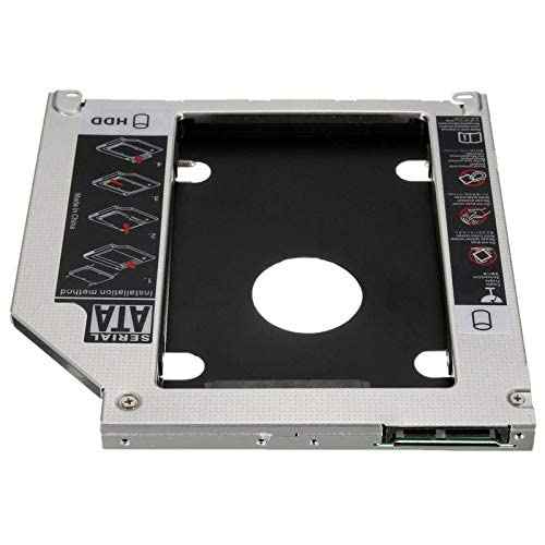 Generic 2.5 inch SATA HDD Enclosure, Black Plastic, 12.7MM Thickness - Safqqa Egypt