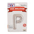 Generic Letter P Foil Balloon 32 Inch Silver Party Birthday Decoration