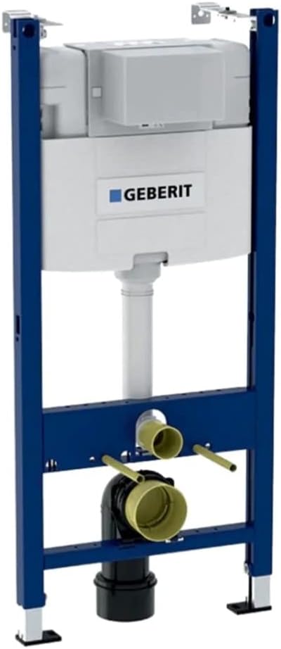 إطار مرحاض حائطي من Geberit Duofix 458103001 - ارتفاع 112 سم، مع خزان مخفي Alpha