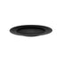 BARALEE Porcelain Ceramic Black Sand Flat Plate, 21 CM, Pack of 6