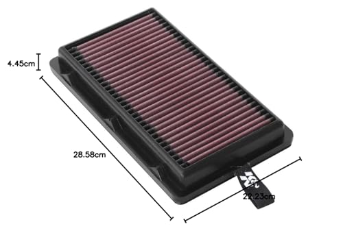 فلتر الهواء للمحرك من K&N موديل 33-5108 خيارًا مثاليًا لمن يبحث عن أداء قوي وكفاءة عالية للمحرك. متوافق مع سيارات هيونداي وكيا من موديلات 2020 إلى 2022