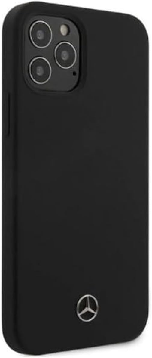 غطاء موبايل iPhone 14 Pro Max باللون الأسود من مادة ألياف الكربون