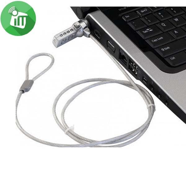 Exon X1052 4-Digit Laptop Security Lock & Cable – Anti-Theft Combination Lock