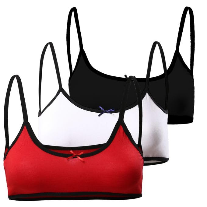 Bundle Of (3)- Cotton Bra- For Women - Safqqa Egypt
