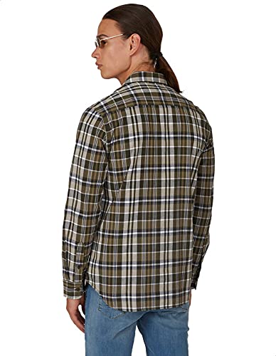 Lee Cooper Round Hem Front Pockets Cotton Shirts for Mens