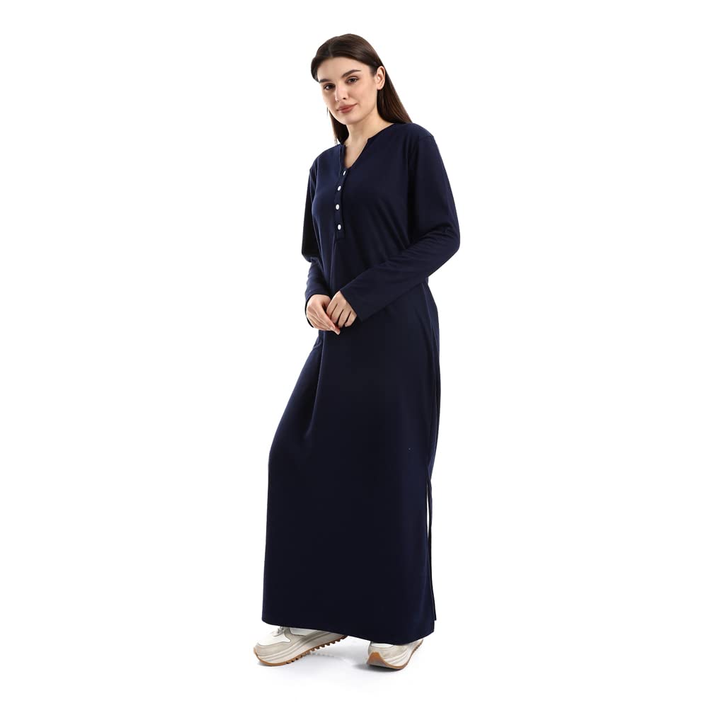 JAMILA Dress  For Womens , Navy Soft, comfortable fabric for ease and all‑day wear