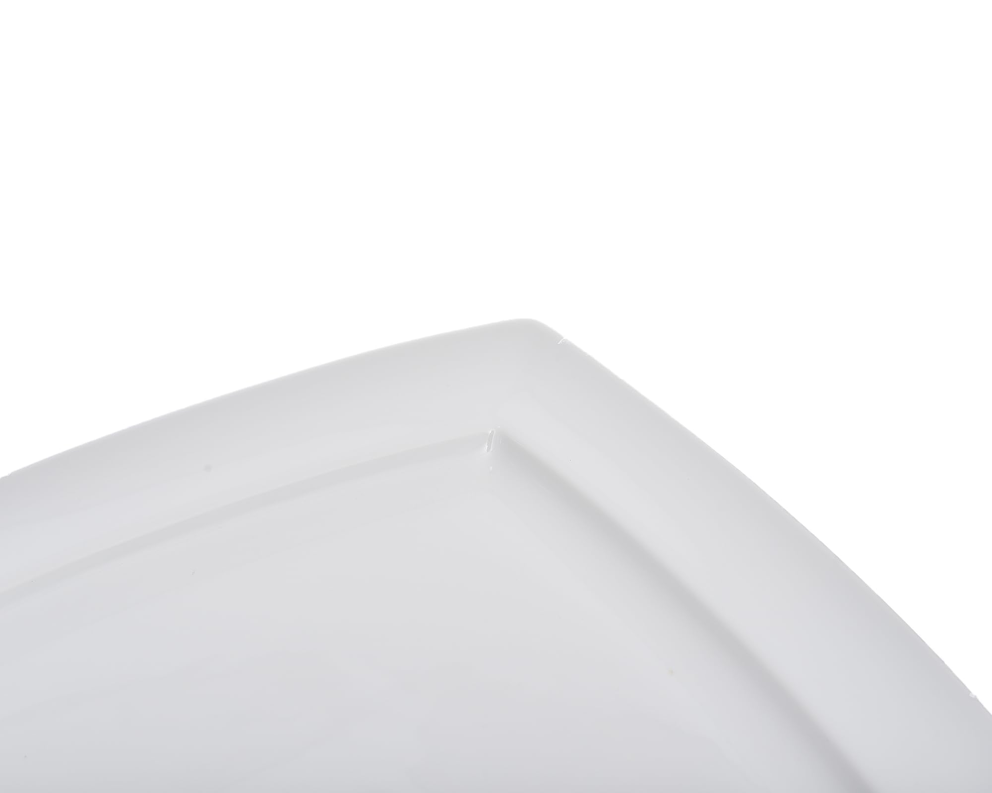 Tunisie Square plate , 36cm, White Made from durable, high-quality material