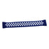Generic Silicone Adjustable Watch Strap With Holes Design For Unisex Compatible With Smart Watches 22 MM - Navy White
