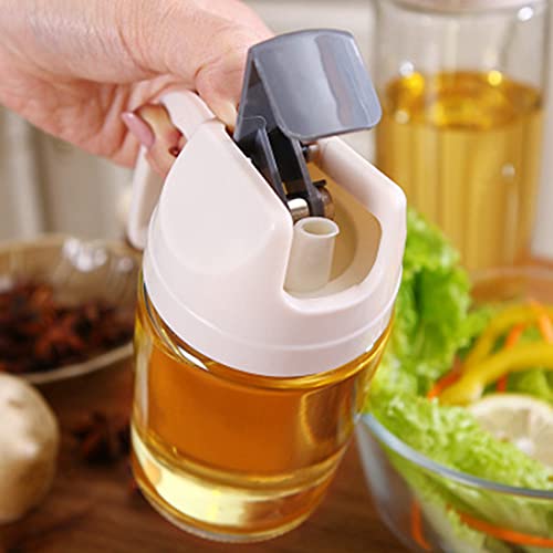 Golden Home Glass Oil Bottle – 650ml, Leak-Proof & Moisture Resistant