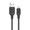 Hoco X90 - Cool Silicone Charging And Data Transmittion Cable , USB-A To Micro-USB Plug, Compatible With Samsung Huawei Xiaomi Oppo - Safqqa