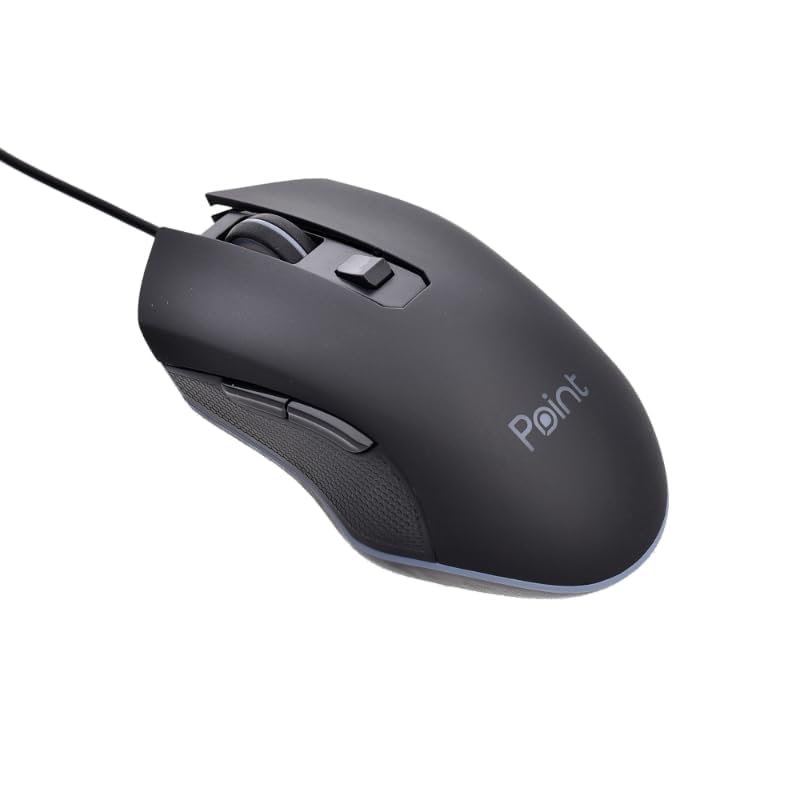 Point PT-212 Gaming Mouse – Colorful Backlight, Ergonomic Design & Pro Gaming Chip