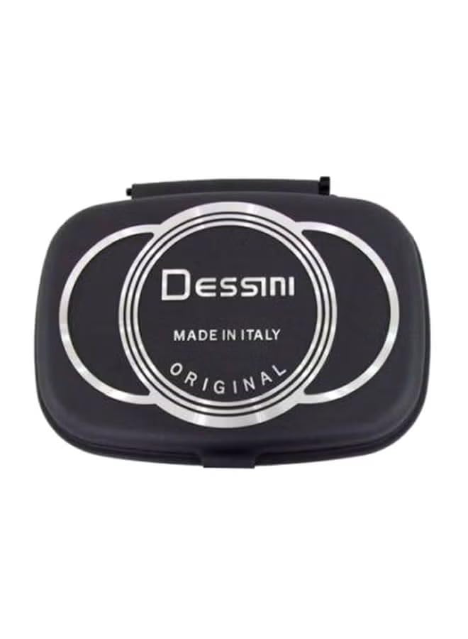 Aluminum Double Grill Pan Black 36cm