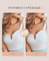 Amostby Nipple Covers for Women,2 Pairs Seamless Cakes Body Non Adhesive Silicone Bra,8CM Reusable Invisible Breast Petals with Travel Box - Safqqa Egypt