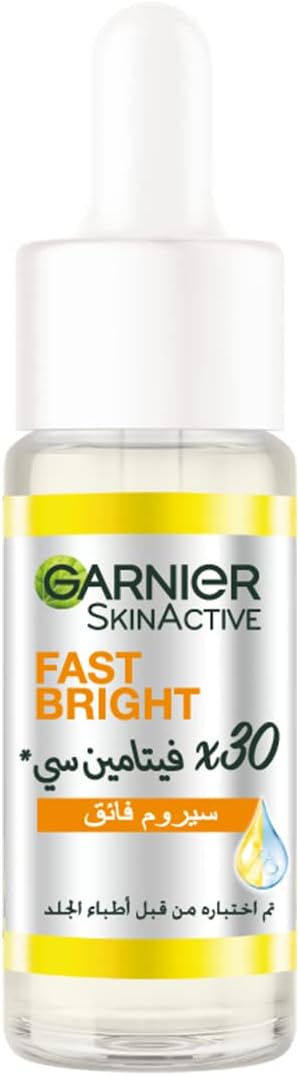 Garnier skinactive fast bright 30x vitamin c & niacinamide anti dark spot serum 15ml - Safqqa Egypt