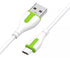LDNIO LS572 Micro 2.1A Fast charging Data Cable 2M Length - White-Green