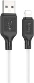 Hoco X90 Cool Silicone Charging & Data Cable – 2.4A – 1M – USB-A to Lightning