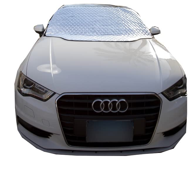 Car Umbra Windshield Sun Shield – Universal Fit, 3 Layers Protection, Grey