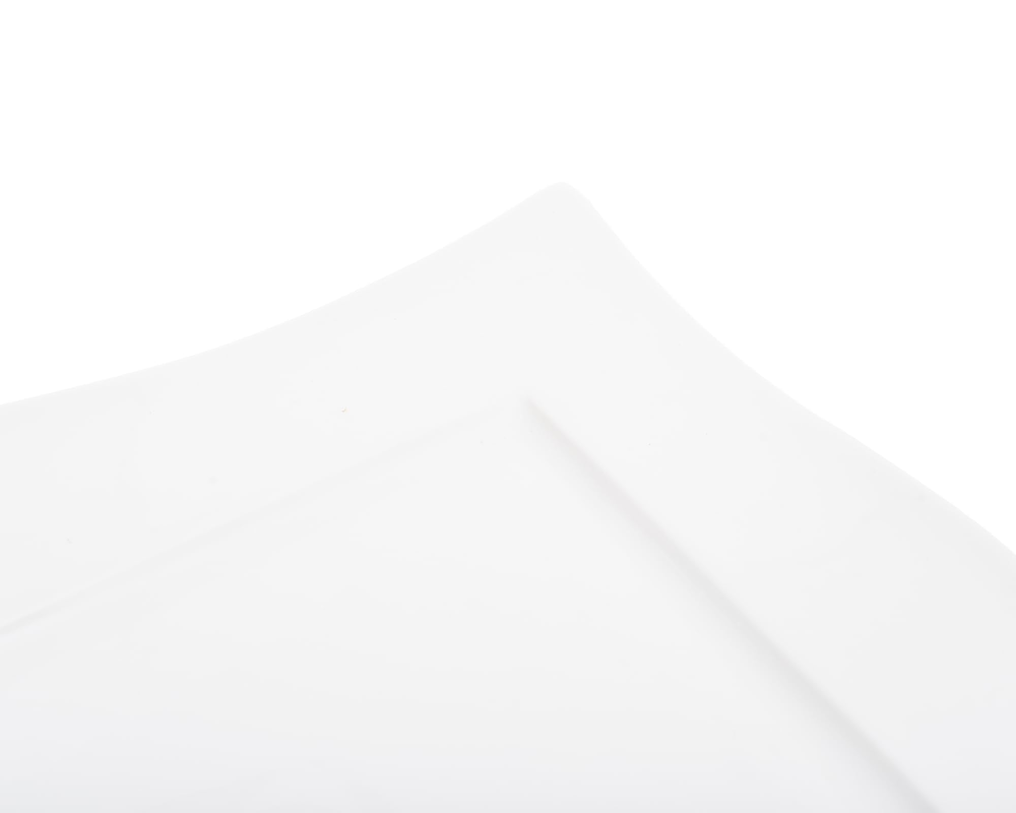 طبق تقديم مستطيل من البورسلين من Rosa بحجم 46 سم يتميز بتصميم أنيق ومتين مثالي لتقديم الأطباق الرئيسية أو المقبلات أو الحلويات. مصنوع من بورسلين عالي الجودة يجمع بين الجمال والقوة