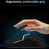 Mouse Wired Gaming Color LED Light DPI Control - Black
