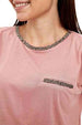 DeFacto Chest Pocket Glitter Embellished T-Shirt for Women - Safqqa Egypt