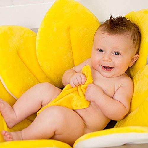 MORO Cute Flower Shape Baby Bath Mat Blooming Super Soft Plush Bathing Tube