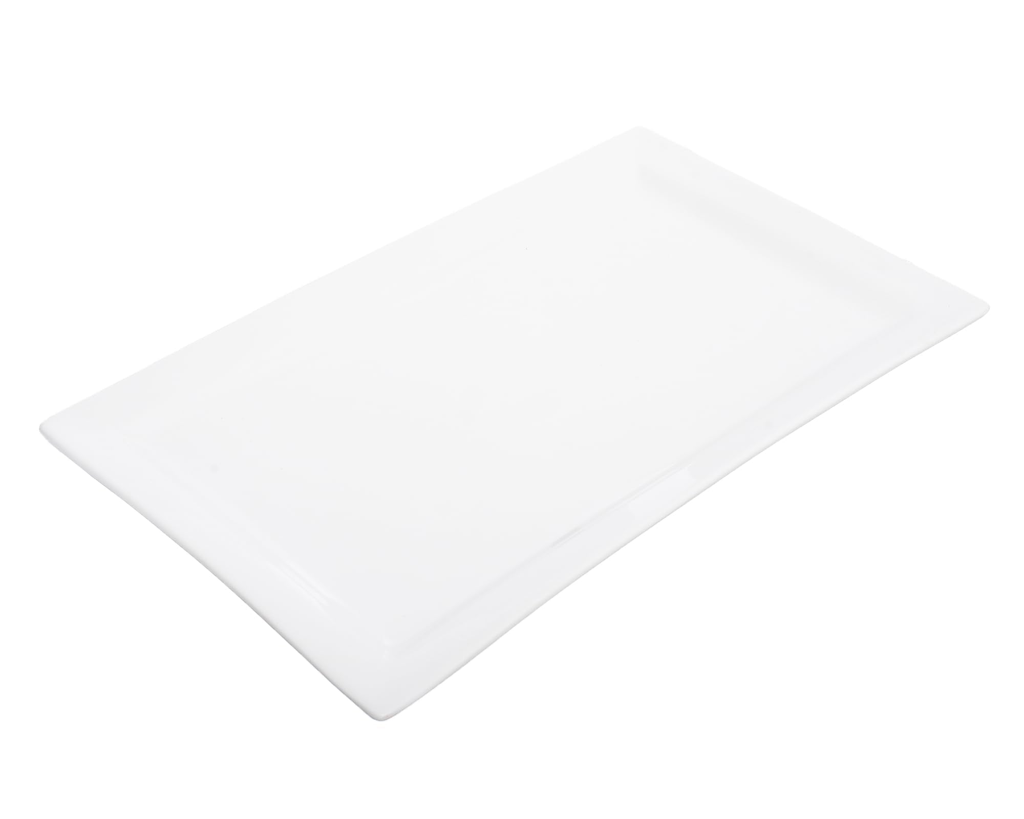 طبق تقديم مستطيل من البورسلين من Rosa بحجم 43 سم يتميز بتصميم أنيق وعملي يضيف لمسة راقية إلى مائدتك. مصنوع من بورسلين عالي الجودة