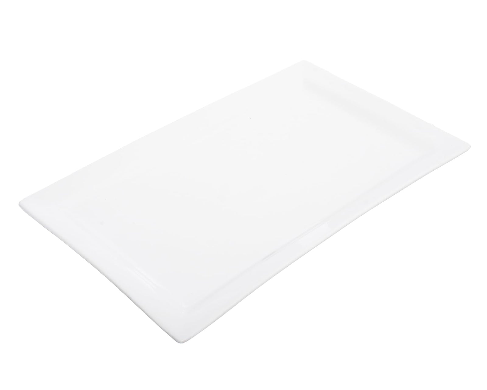 طبق تقديم مستطيل من البورسلين من Rosa بحجم 43 سم يتميز بتصميم أنيق وعملي يضيف لمسة راقية إلى مائدتك. مصنوع من بورسلين عالي الجودة