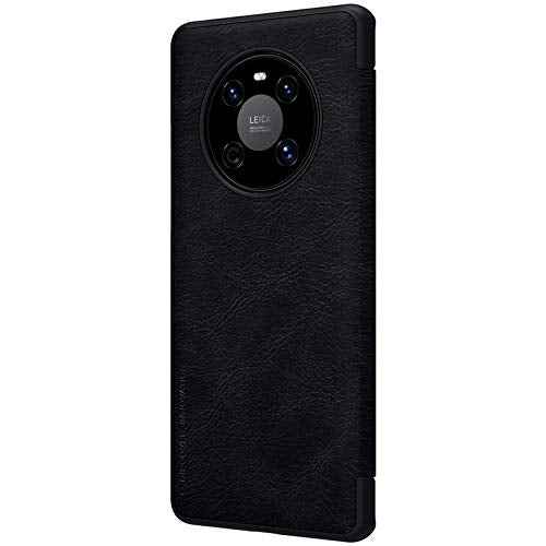 Nillkin Qin Leather Series Cover Case Designed For Huawei Mate 40/Mate 40 E - Black