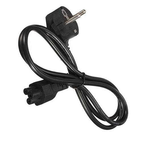 كينديكس KX 3086 كابل طاقة محول لابتوب 3 مقابس، 1 متر - أسود