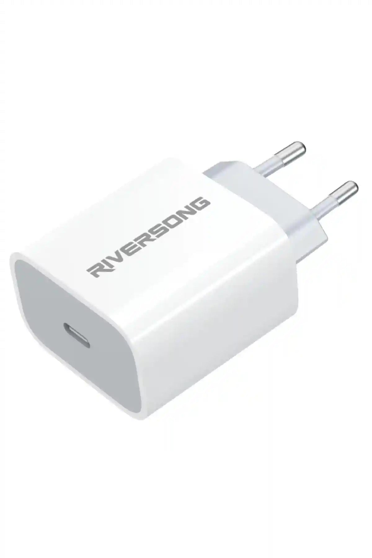 شاحن جداري RIVERSONG PowerKub 20W – سريع وفعال بحجم مدمج (أبيض)