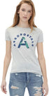 تي شيرت Aeropostale نسائي مزين بشعار الأزهار (موديل 5726S22A) 