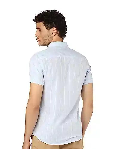 Firewood Mens Basic Checks Short Sleeve Shirt Shirt