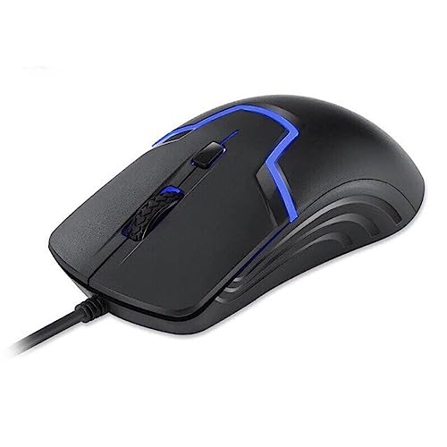 Mouse Wired Gaming Color LED Light DPI Control - Black